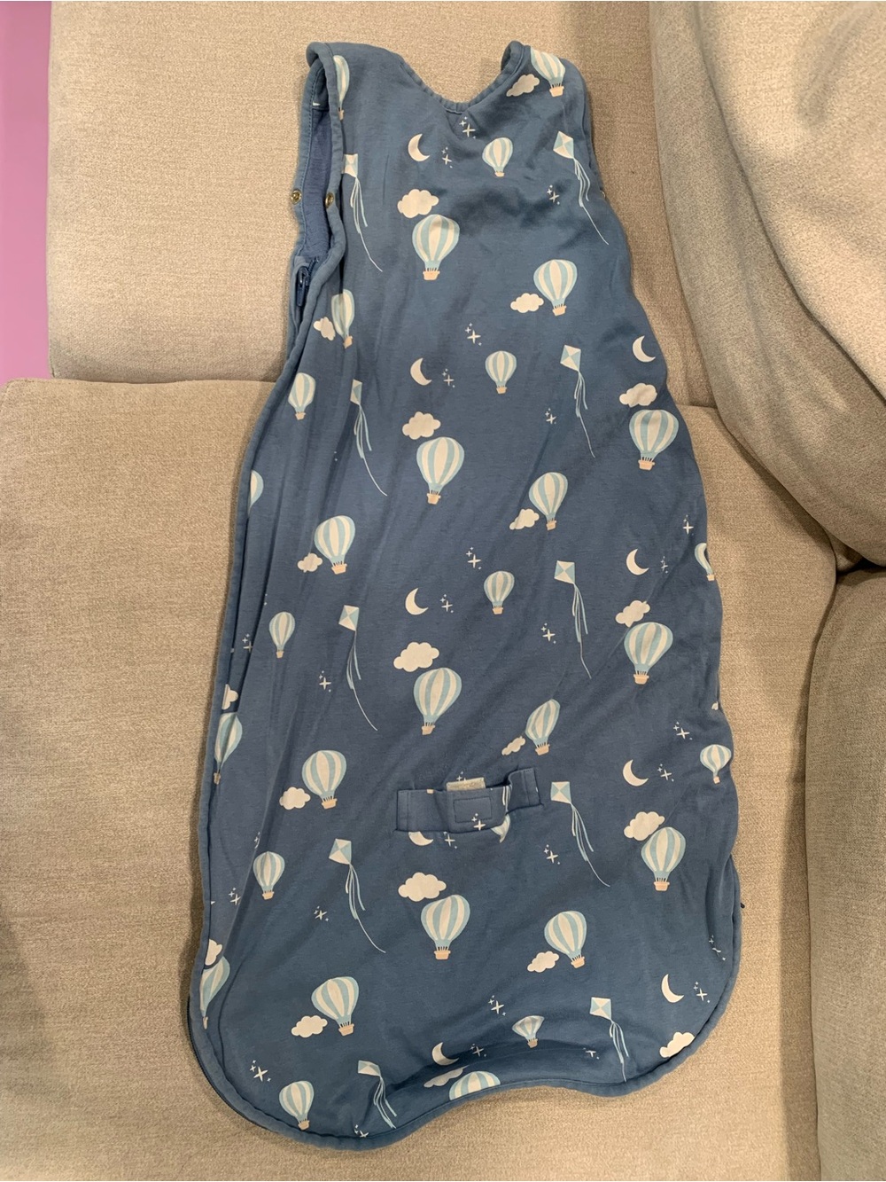 Woolino Blue Hot Air Balloon Sleeping Bag 2-24 Months